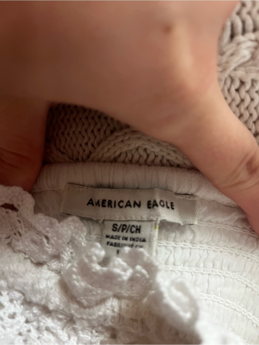 American Eagle Outfitters White Summer Mini Dress Lined Size Small - Picture 4 of 11